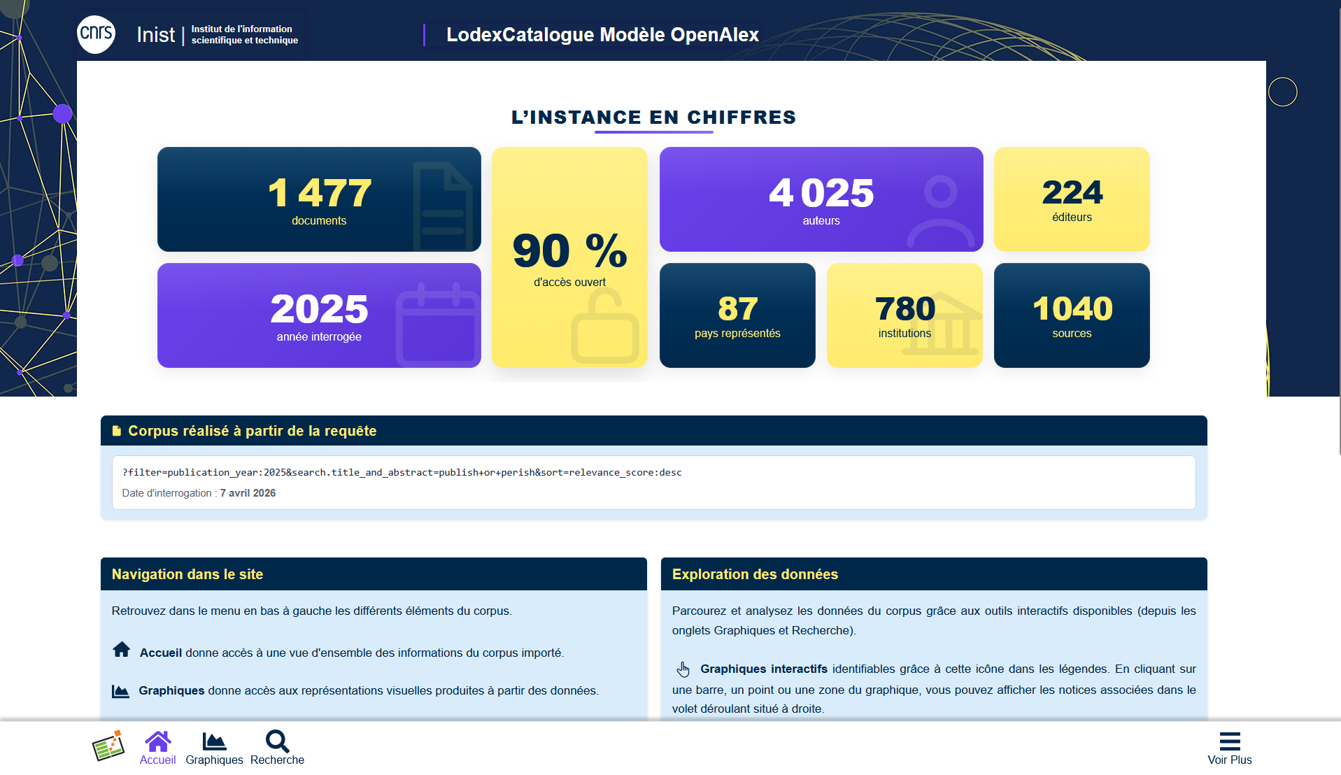 Page d’accueil
